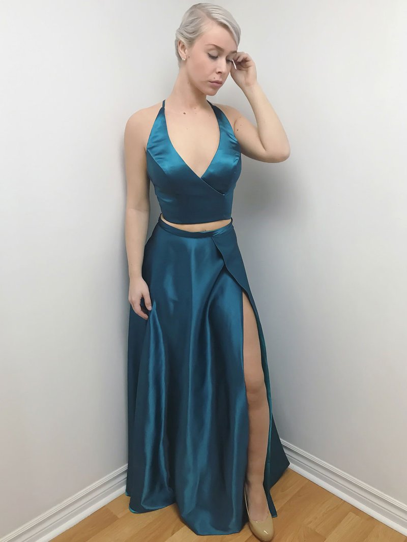 Semi Formal Dresses with Slit